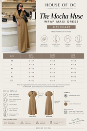 The Mocha Muse Wrap Maxi Dress | House of OG