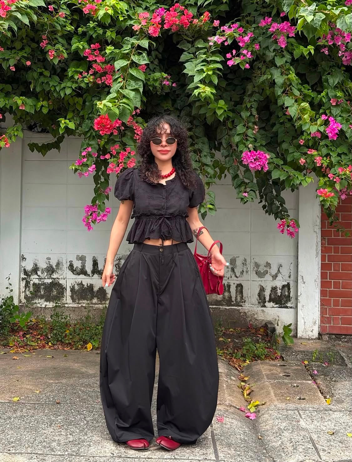 Premium Drawstring Top & Balloon Trouser Co-Ord Set