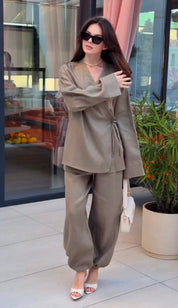 Premium Linen 2-Piece Co-Ord Set | House of OG