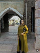 Front-Slit Long Maxi Dress | House of OG