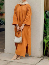 Elegant Irish Fabric Maxi Shirt for Women | House of OG