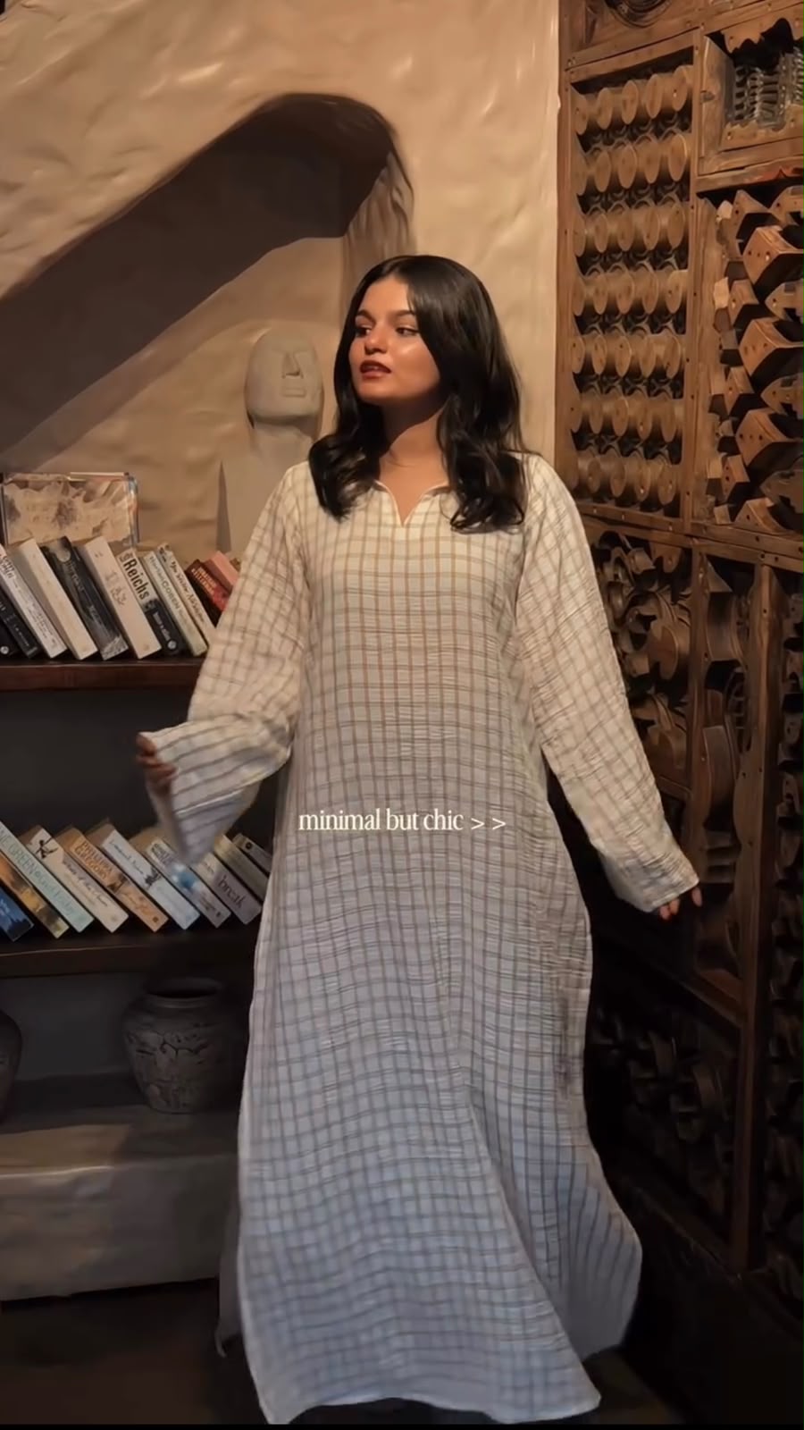 The Statement Check Long Shirt | House of OG
