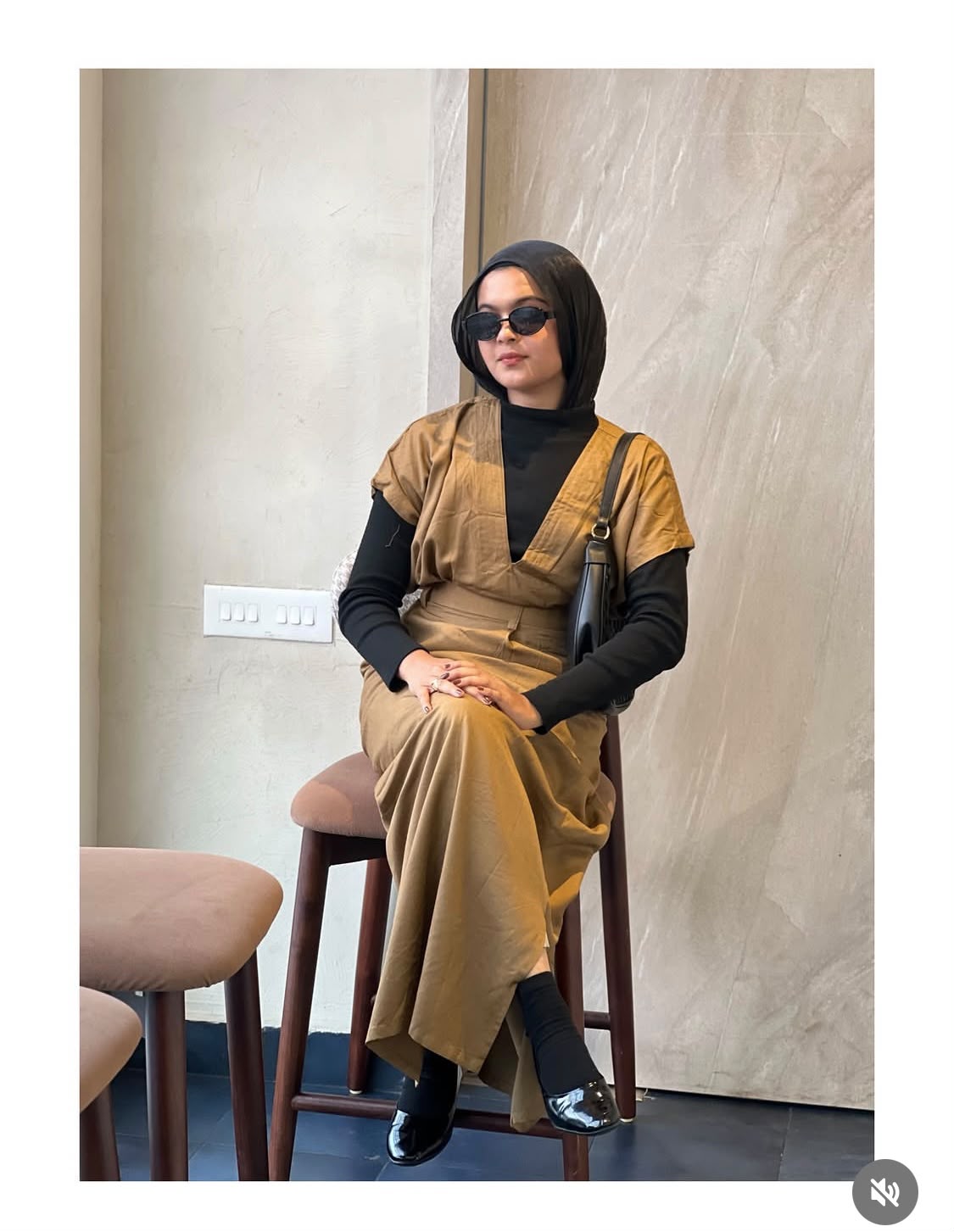 The Mocha Muse Wrap Maxi Dress | House of OG
