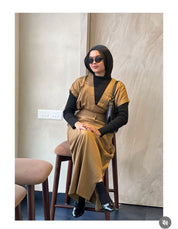 The Mocha Muse Wrap Maxi Dress | House of OG