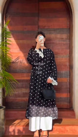 Polka Dot Shirt with Solid Trouser | 2 Piece Set