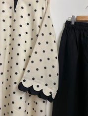 Polka Dot Shirt with Solid Trouser | 2 Piece Set