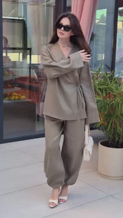 Premium Linen 2-Piece Co-Ord Set | House of OG