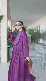 Modern Arabic Style Open Abaya – Premium Korean Nidha