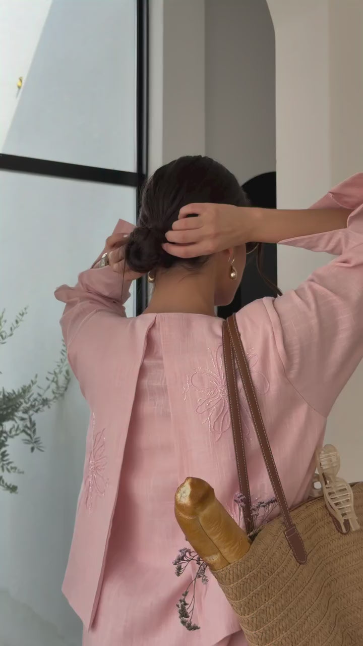 Modern Arabic Style Open Abaya – Premium Korean Nidha