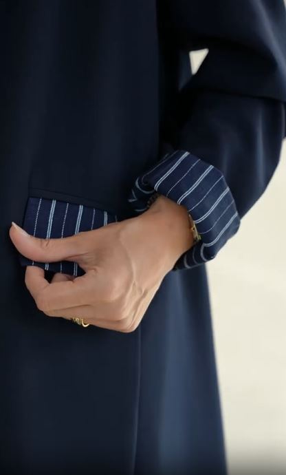 Modern Arabic Style Open Abaya – Premium Korean Nidha
